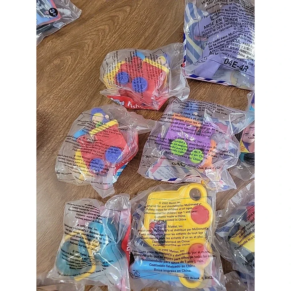 Vtg Toddler McDonalds Toy Fisher Price train little people etc.. 1990's 2003 Lot